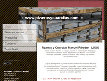 Tablet Screenshot of pizarrasycuarcitas.com